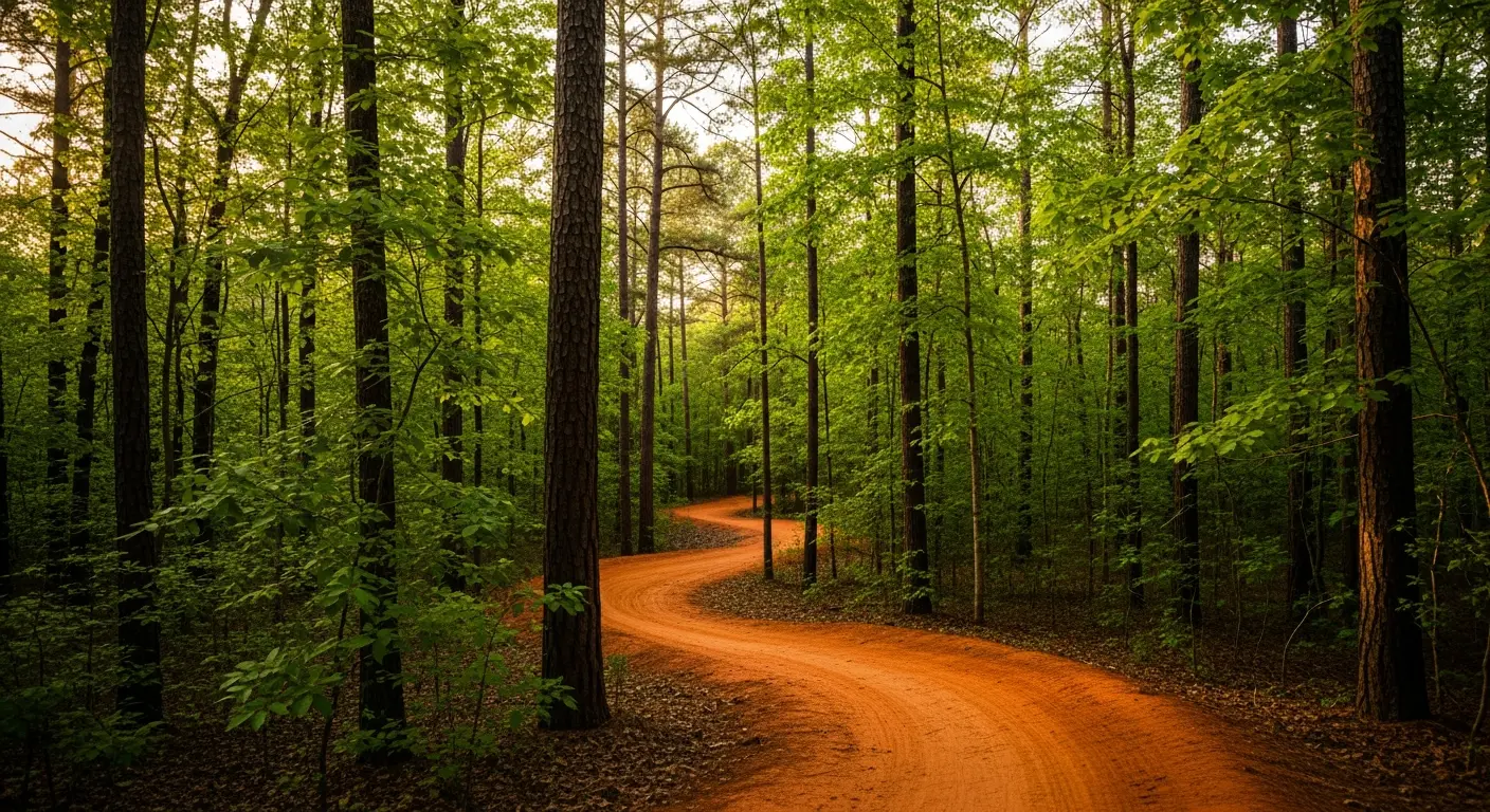 Bull Creek / Cooper Creek Park trail landscape