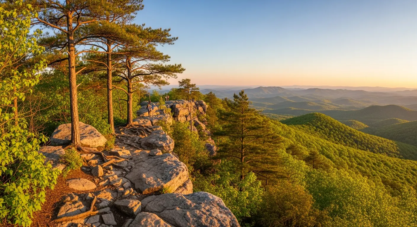 FD Roosevelt State Park trail landscape