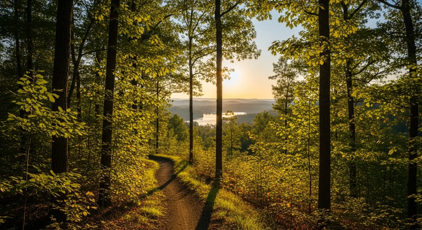 Fort Yargo State Park trail landscape