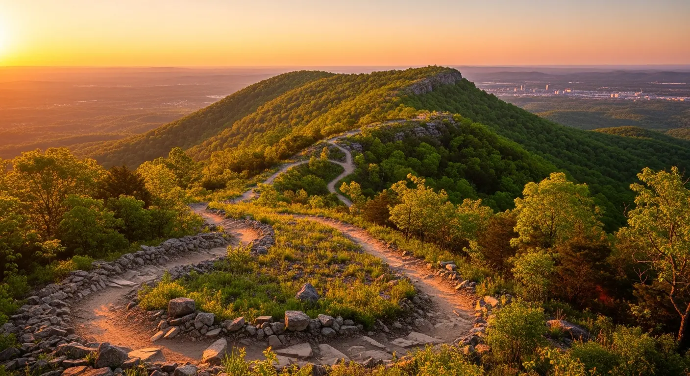 Monte Sano State Park trail landscape