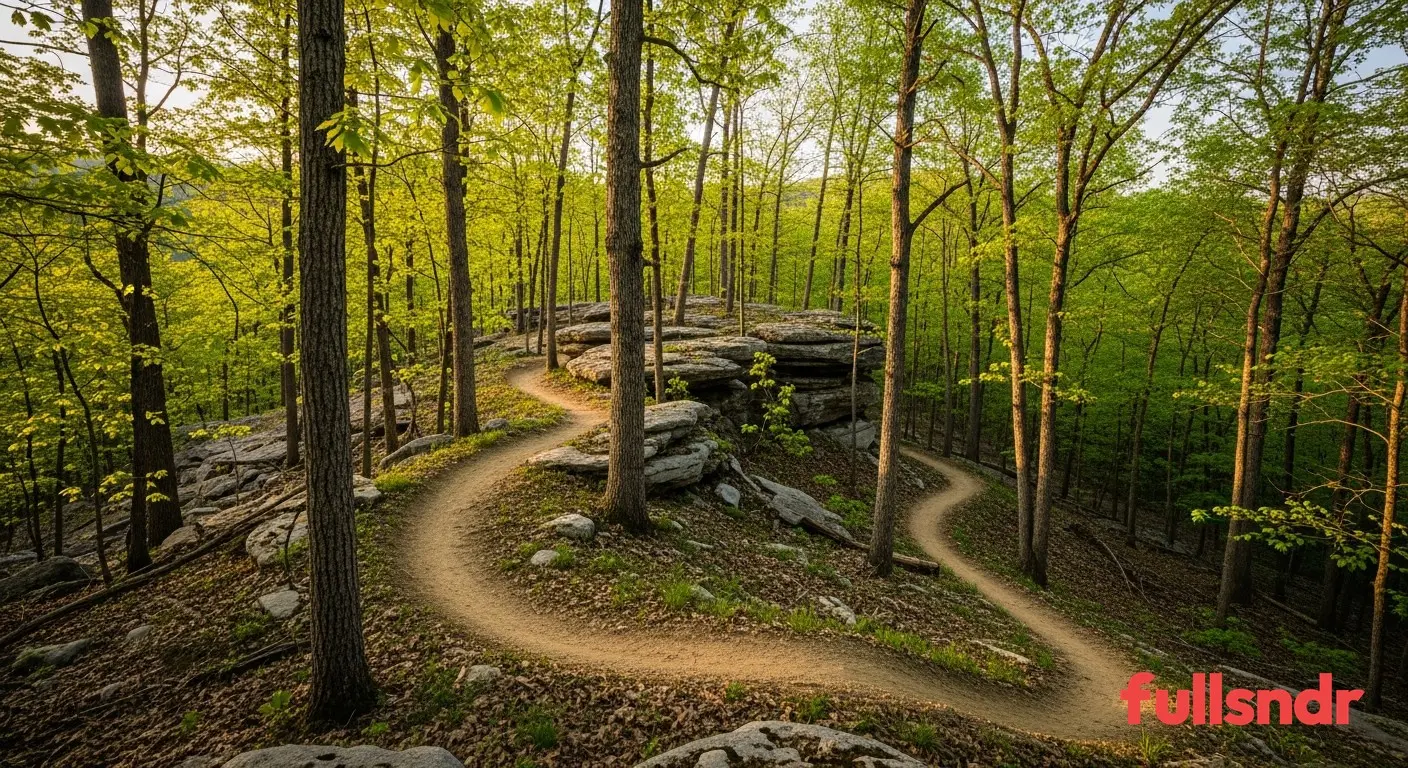 Bells Bend trail landscape