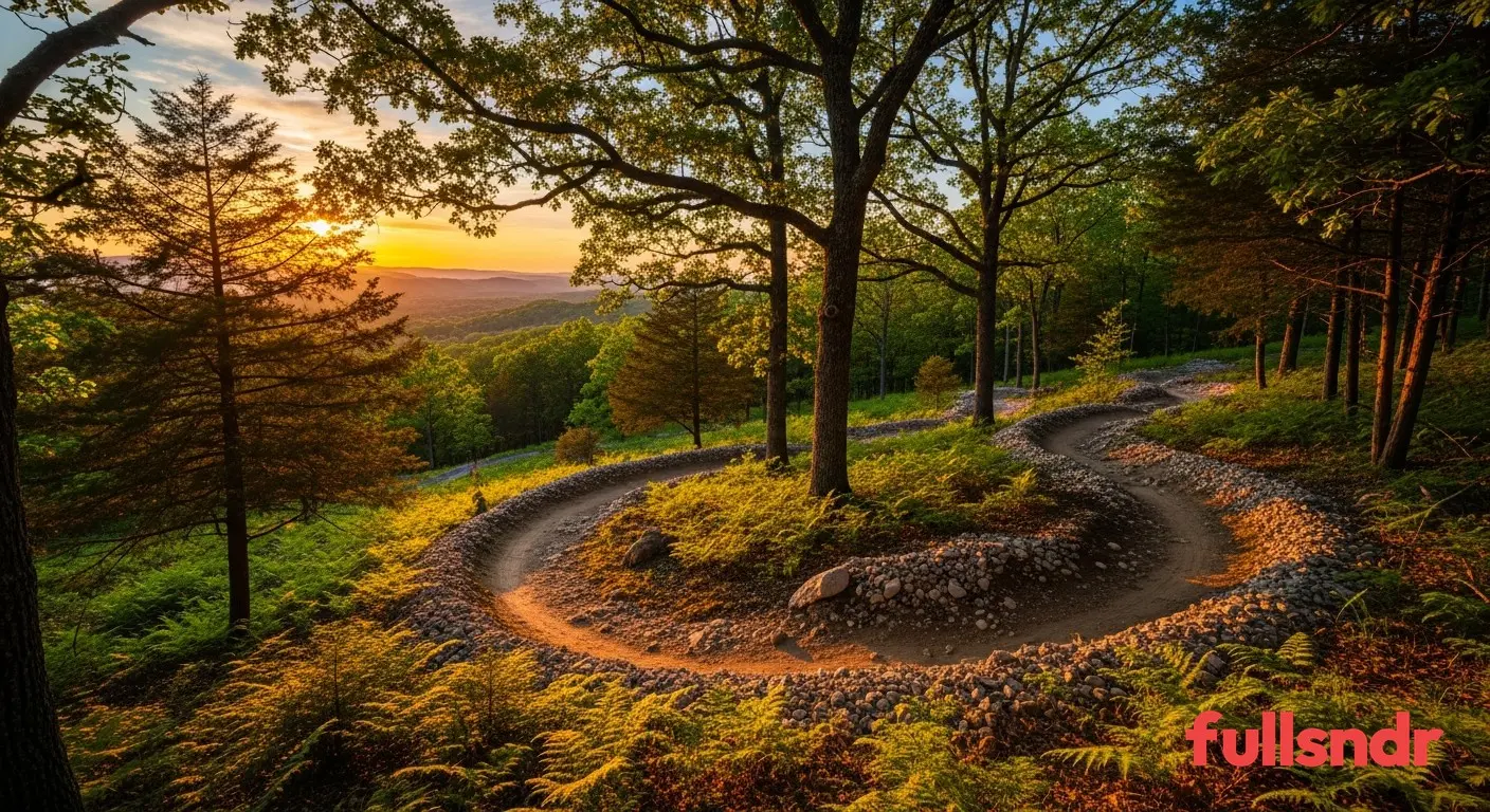 Cane Ridge trail landscape