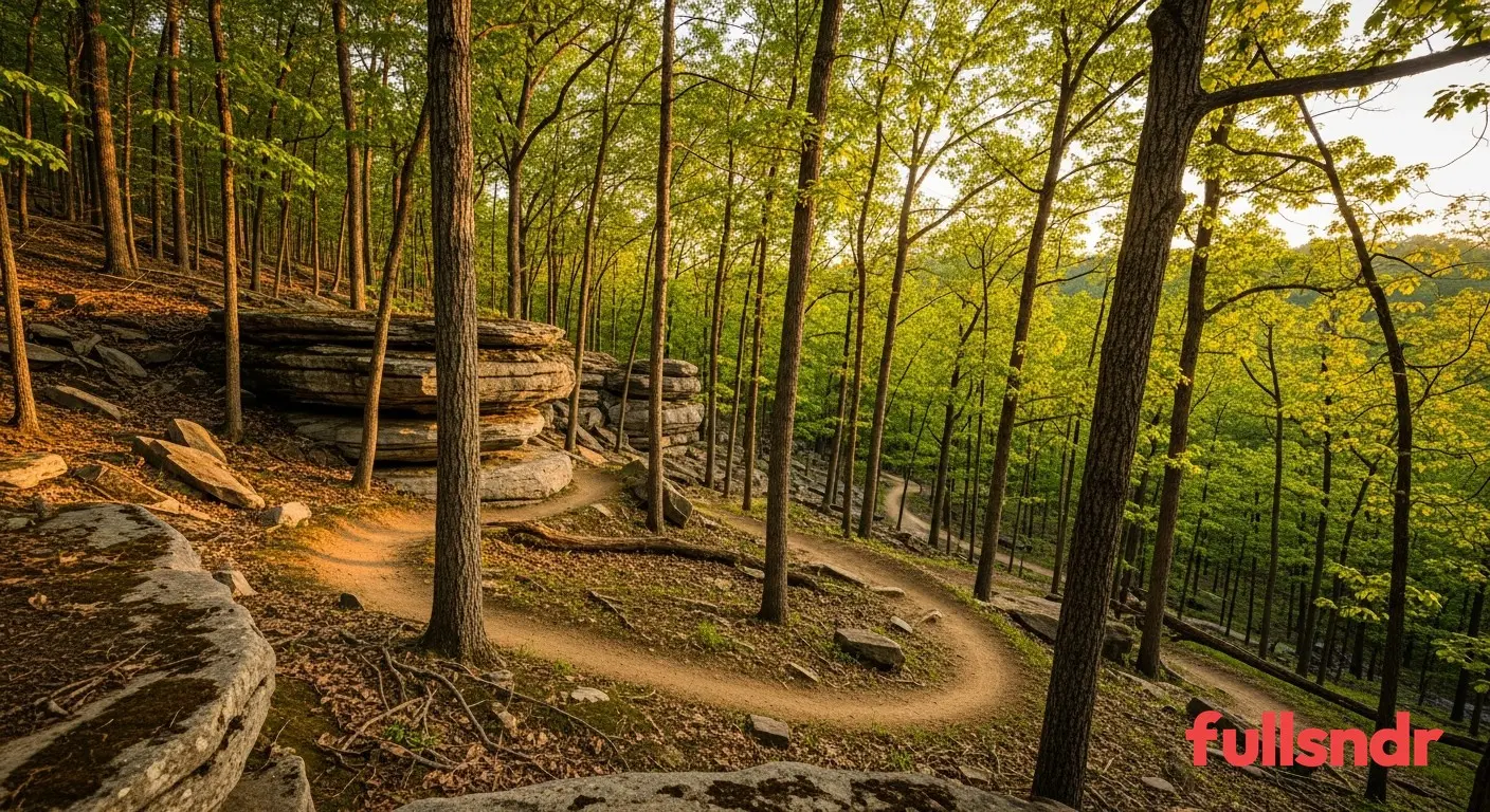 Cedar Hill trail landscape