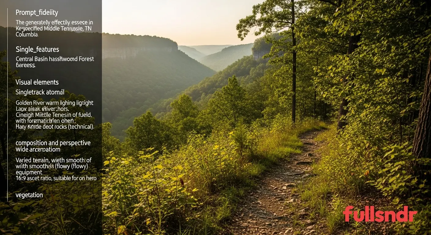 Chickasaw Trace trail landscape
