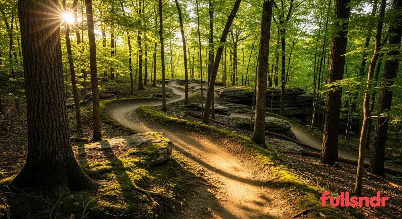 Hickory Ridge trail landscape
