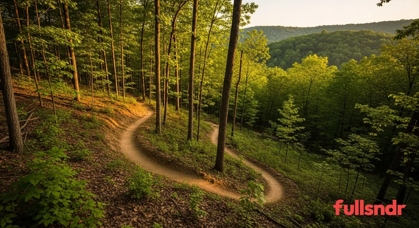 Montgomery Bell State Park trail landscape