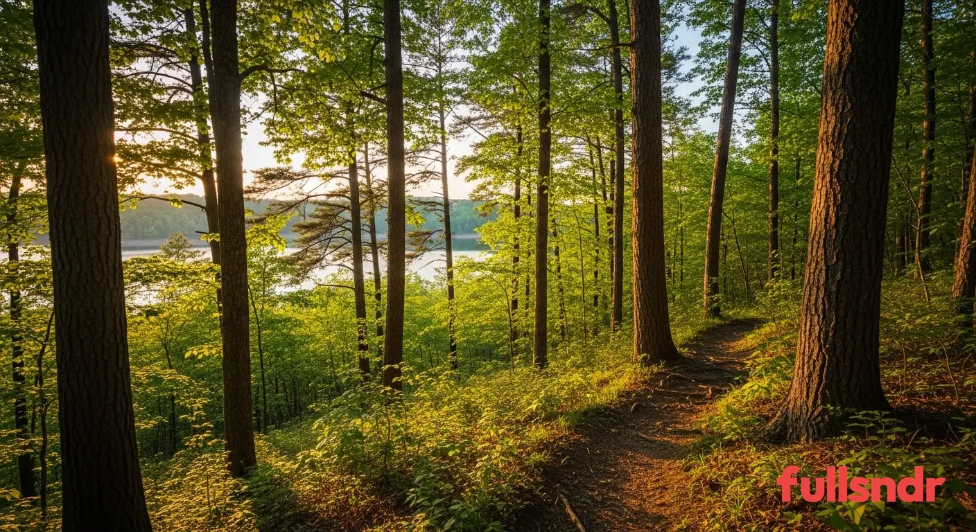 Shutes Branch trail landscape