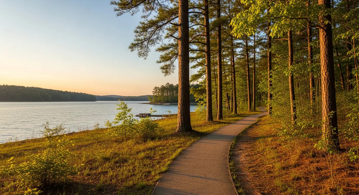 Wind Creek State Park trail landscape